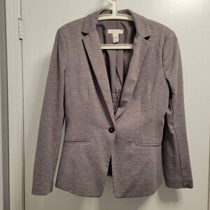 H&M Gray Workwear Jacket with full lining Size 12